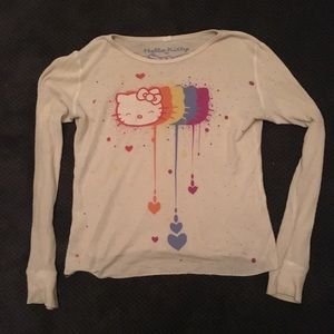 Hello Kitty by Doe long sleeve thermal shirt